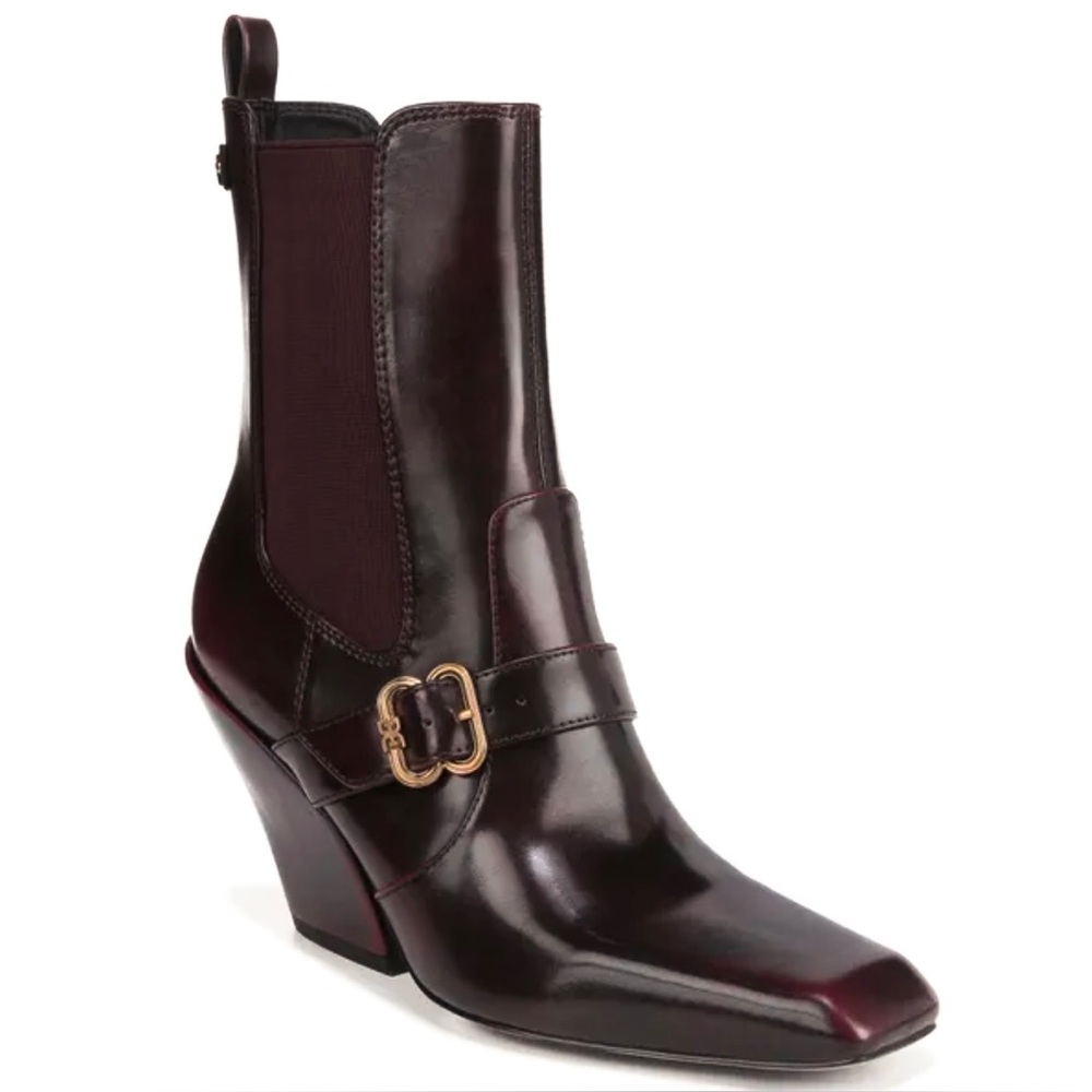 NEW SAM EDELMAN BUCKLE WESTERN BOOTIES